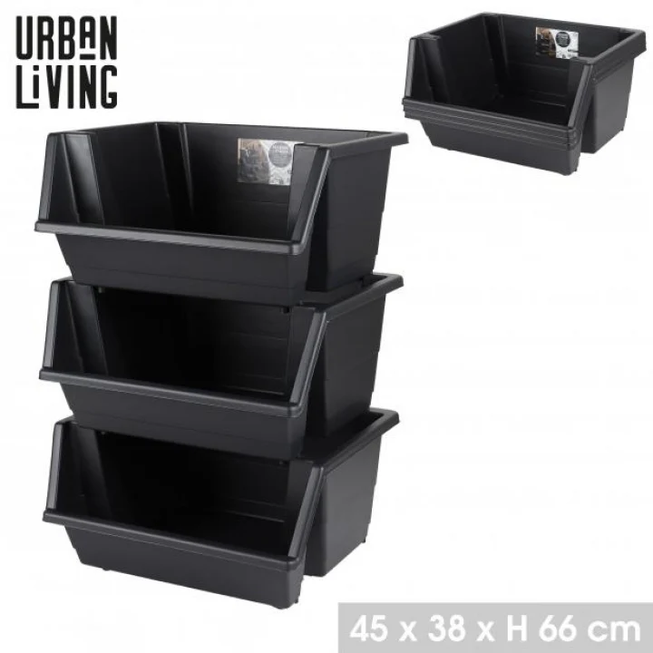 3 TIER SHELF ORGANISER 45 X 38 X 66CM