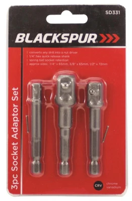 3PC SOCKET ADAPTOR SET