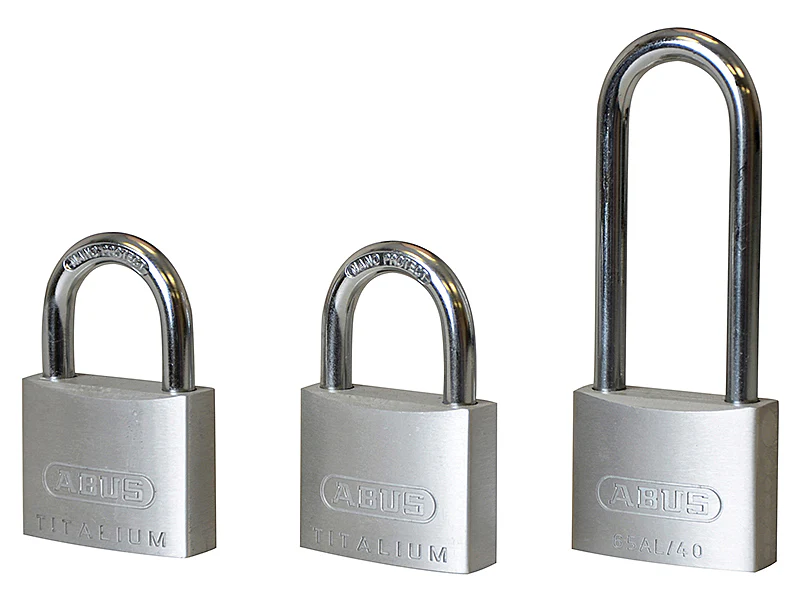 ABUS Mechanical 64TI/40mm TITALIUM™ Padlock Quad Pack