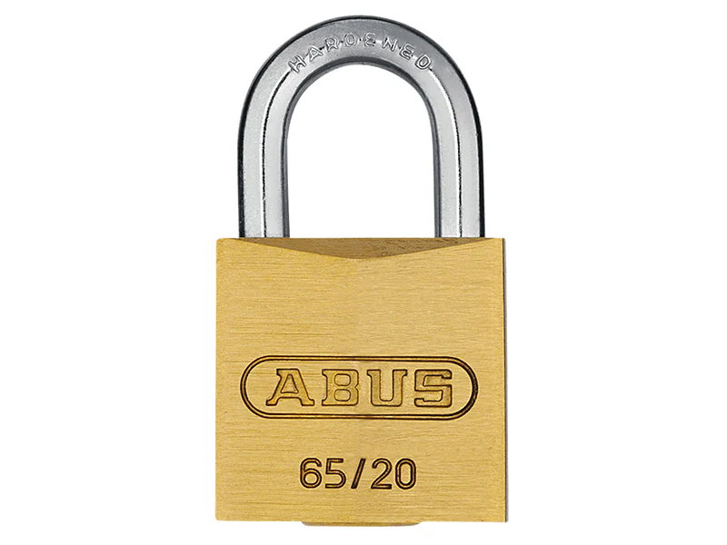 ABUS Mechanical 65/20mm Brass Padlock Carded