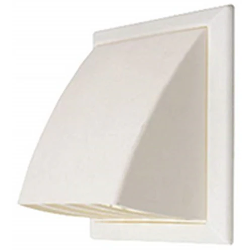 AIRFLOW FLAPPED VENT & COWL WHITE 110MM X 54MM