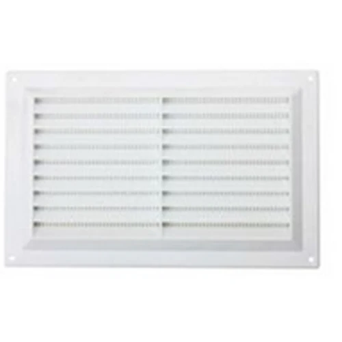 AIRFLOW LOUVERED VENT & SCREEN WHITE 9 X 6