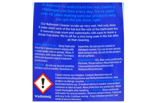 ASTONISH BATHROOM CLEANER TRIGGER - Image 2
