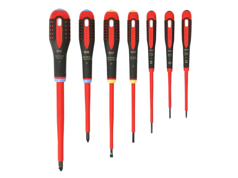 Bahco BE-9888S 7pc VDE Insulated Screwdriver Set – Watson Hire