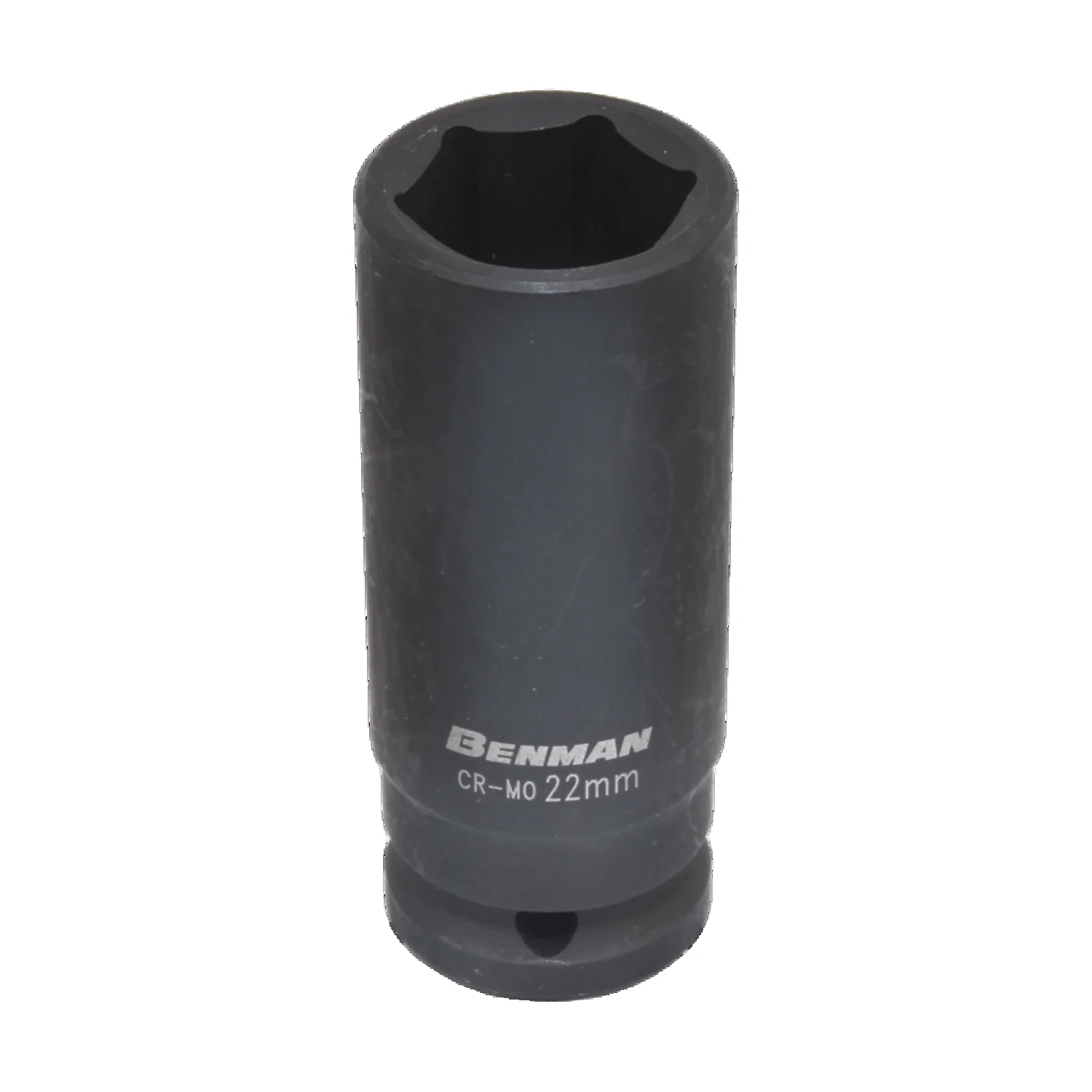 BENMAN IMPACT DEEP SOCKET, BLACK, 1/2", 78MML 13MM