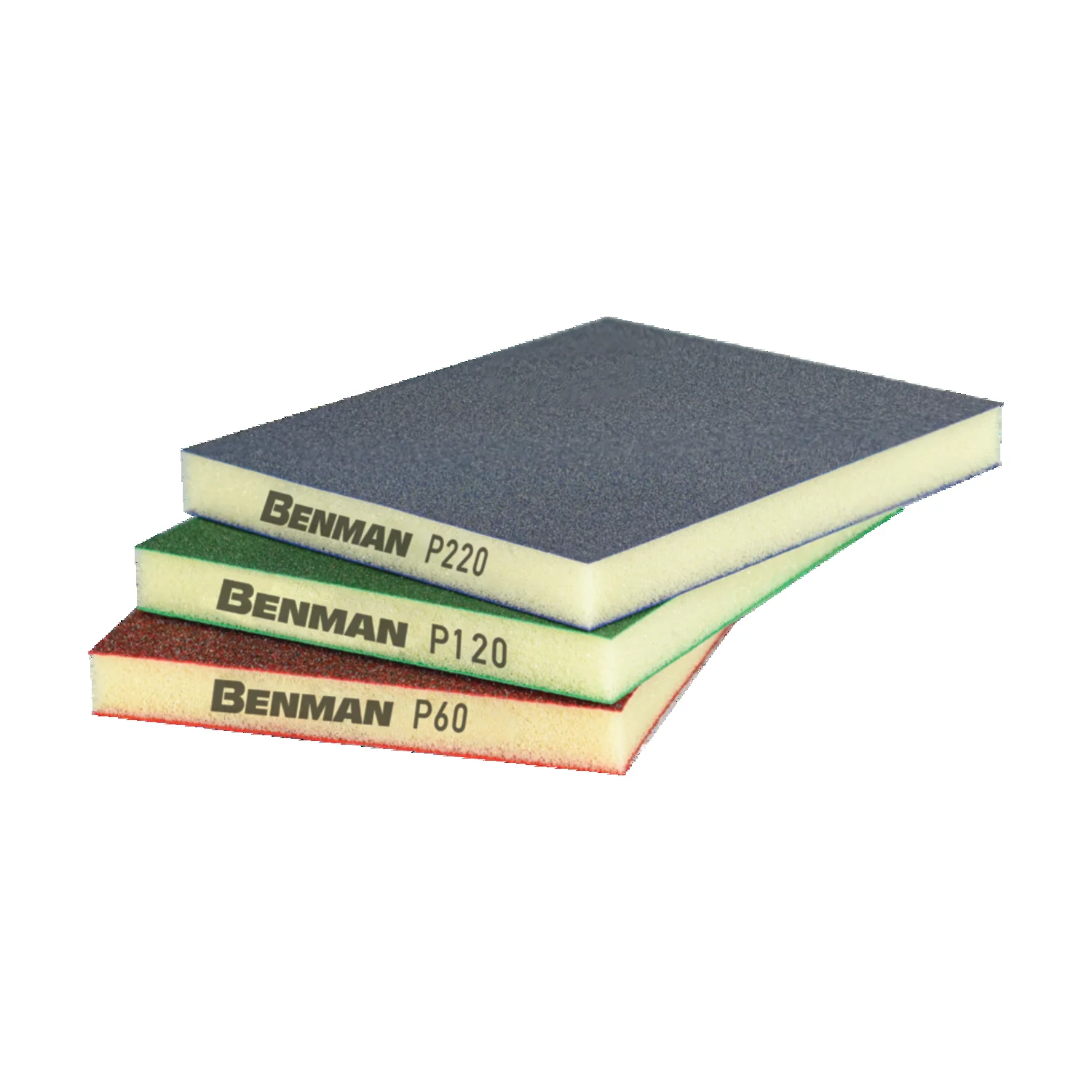 BENMAN SANDING PAD P220 123X98X12.5MM