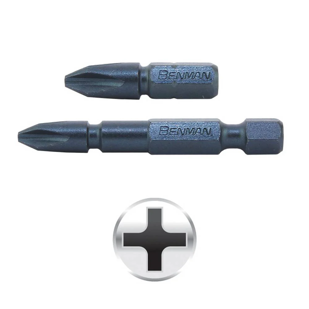 BENMAN SCREW BITS PH 2 X 50MM (2PCS)