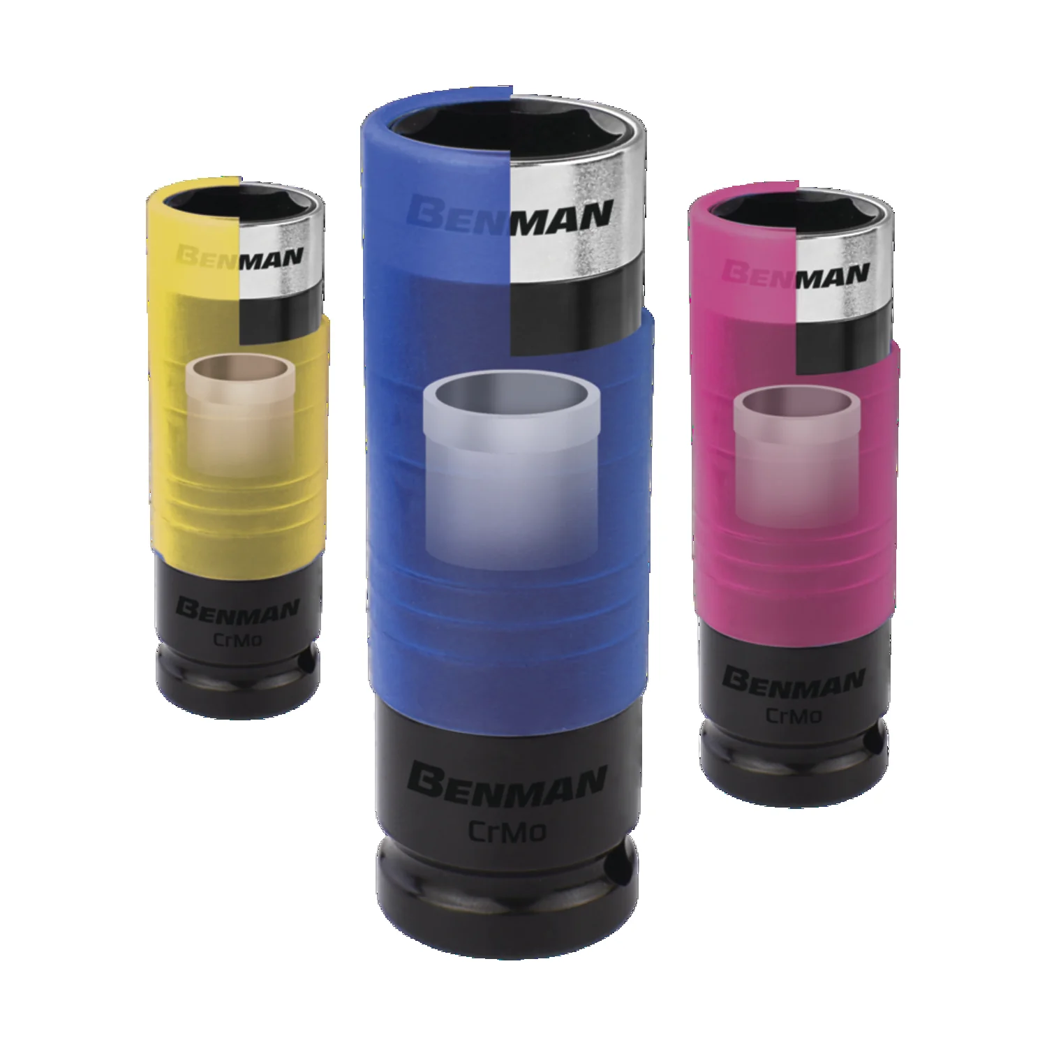 BENMAN SUPER IMPACT SOCKET, 1/2'' DR., 17MMX85MM