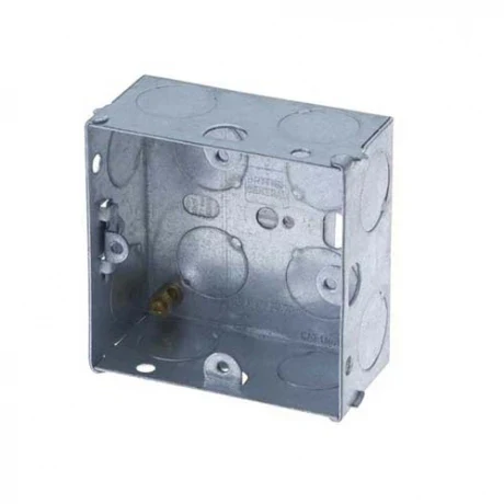 BG 1 GANG 35MM FLUSH METAL BOX