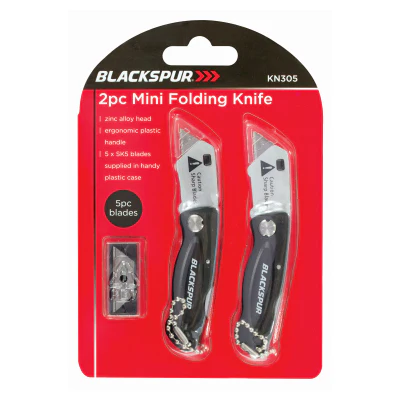 BLACKSPUR 2PC MINI FOLDING KNIFE