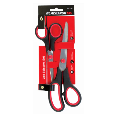 BLACKSPUR 2PC SCISSORS SET - 1.5MM BLADE