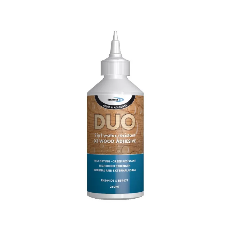 BOND-IT DUO 2 IN 1 WOODGLUE 250ML (12/CTN)
