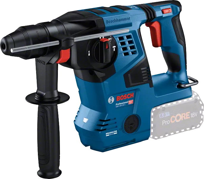 BOSCH GBH18V-28C 18V H/DUTY SDS DRILL BODY IN LBOXX - Image 2