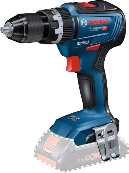 BOSCH GSB18V-55 DRILL BODY ONLY - Image 2