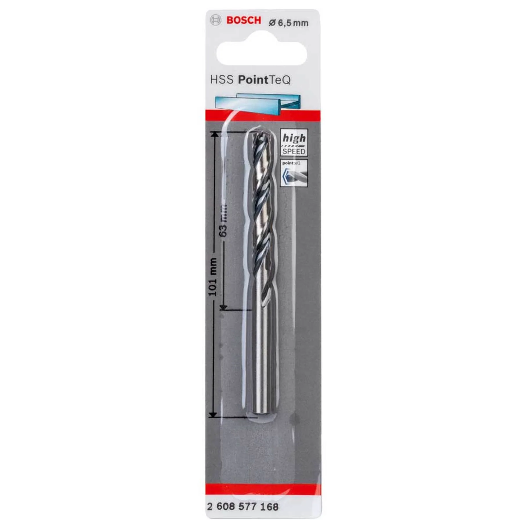BOSCH HSS POINTTEQ DRILL BIT 6.5MM