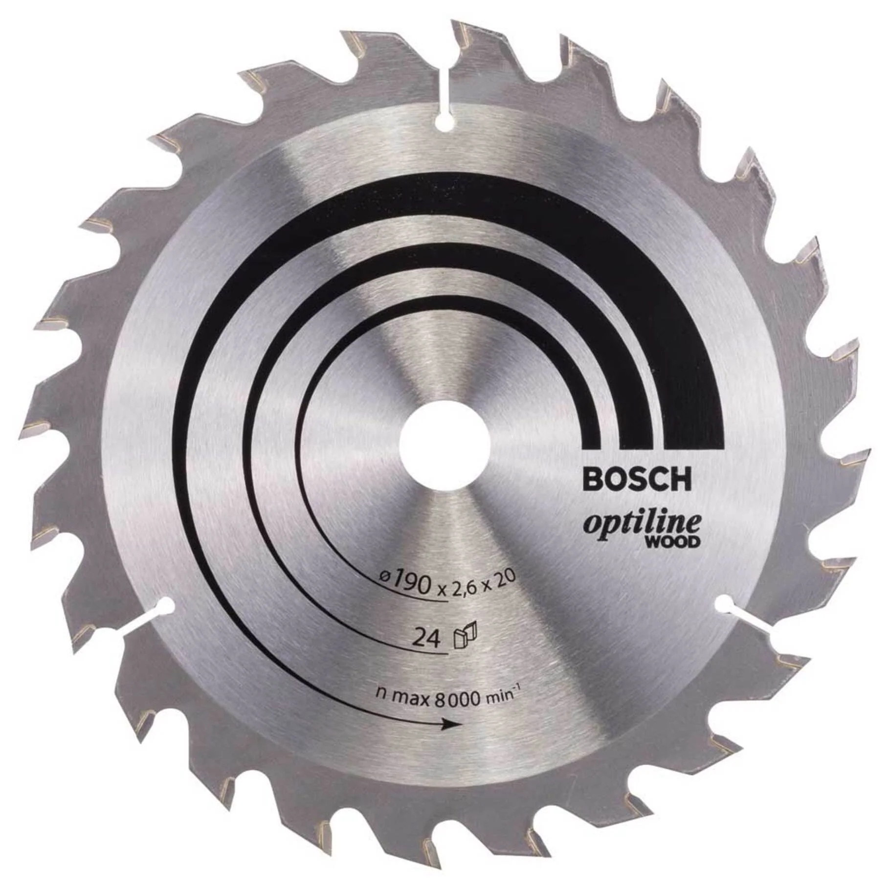 BOSCH SAW PORTABLE 190X20/24 WOOD