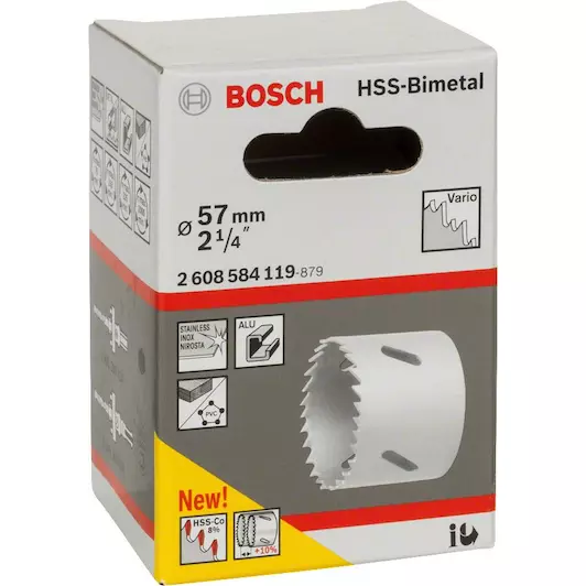 BOSCH STD. HOLESAW 57MM - Image 2