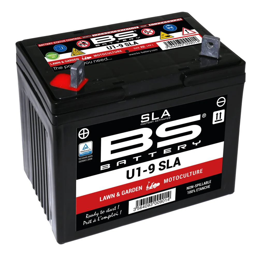 BRIGGS & STRATTON BATTERY SLA U1-9 12V 28AH L/H+ LEAK FREE BATTERY