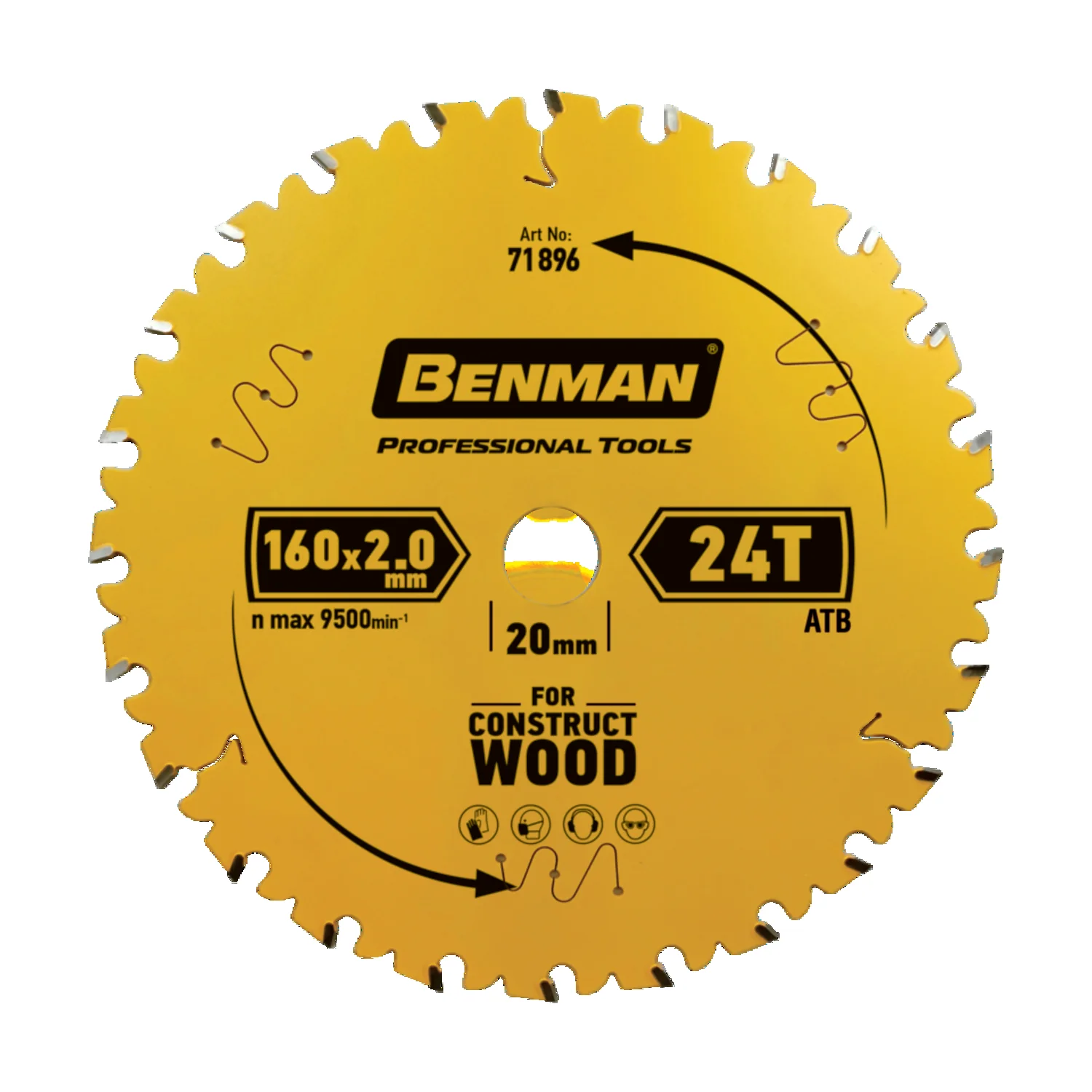 CIRCULAR SAW BLADE CONSTRUCT WOOD FOR CIRCULAR SAW 235x2.2mm/30mm 30T
