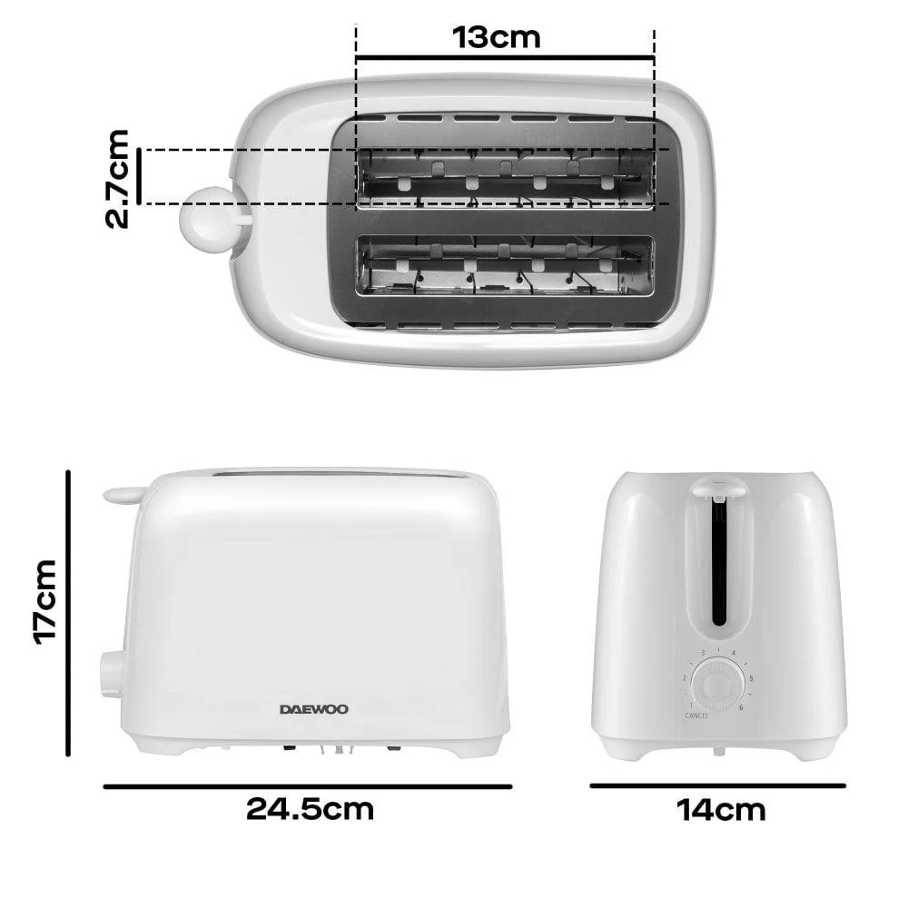 DAEWOO 2 SLICE TOASTER - Image 2
