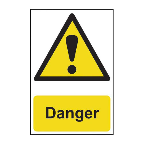 Danger - PVC (200 x 300mm)