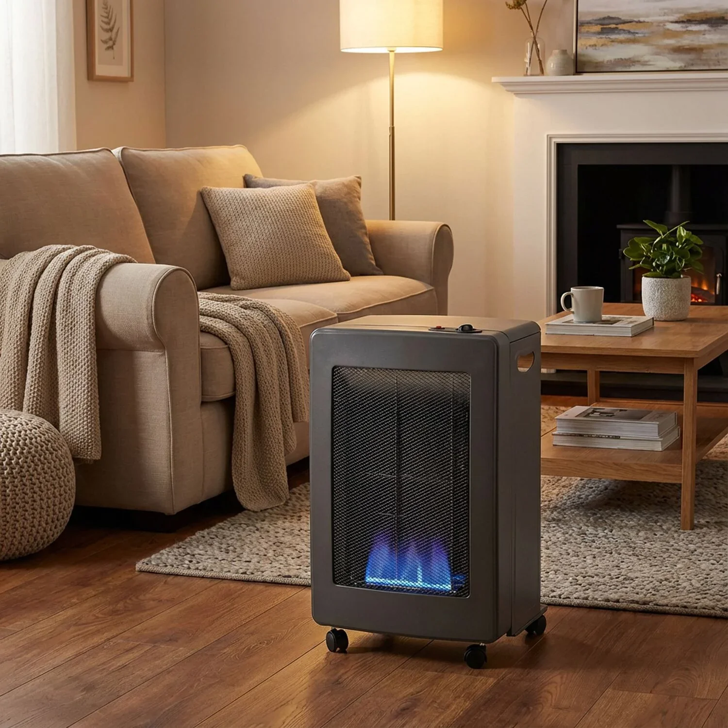 DE VIELLE FOLDABLE BLUE FLAME GAS HEATER - Image 2