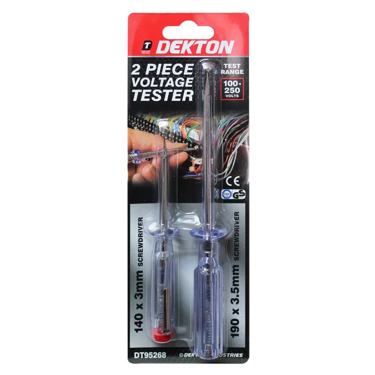 DEKTON 2PC MAINS TESTER