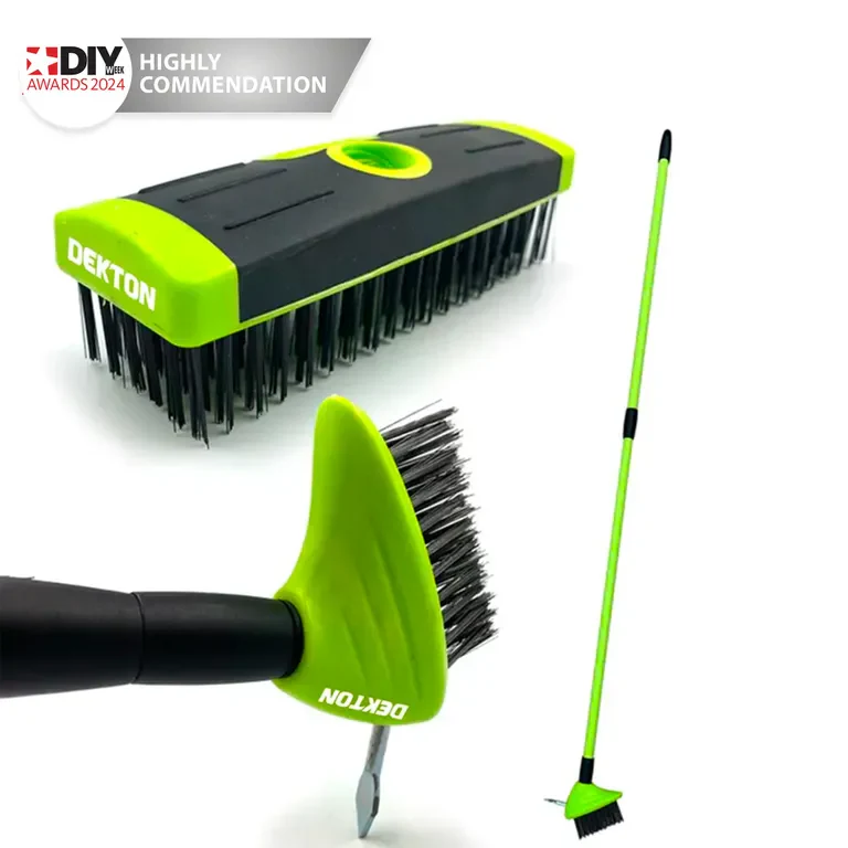 DEKTON 3 IN 1 WEED REMOVAL BRUSH SET