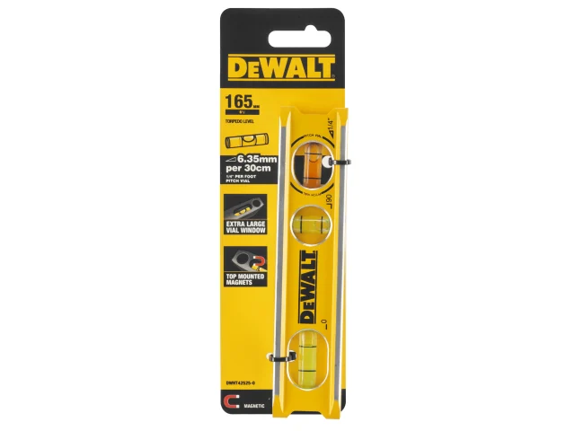 DEWALT 165MM/6.5IN BILLET TORPEDO LEVEL - Image 2