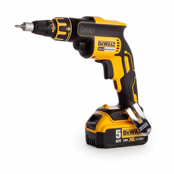 DEWALT 18V COLLATED DRYWALL SCREWDRIVER KIT 2 X 5AH BATTERIES - Image 2