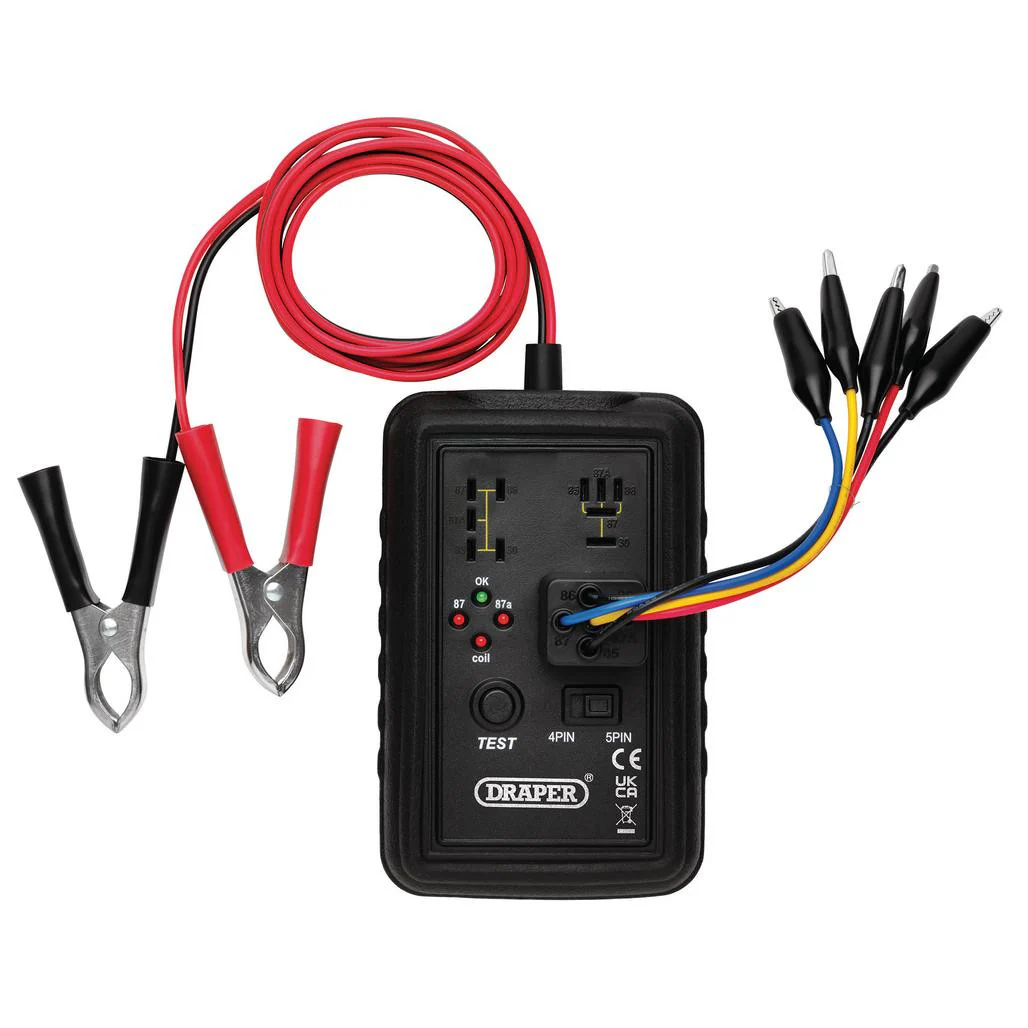 DRAPER 12V/24V RELAY TESTER 4 & 5 PIN - Image 2