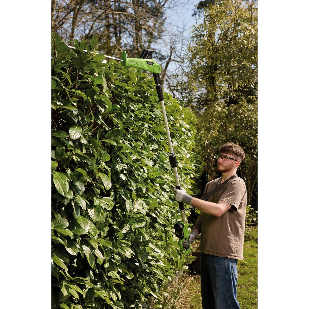 DRAPER 18V POLE HEDGE TRIMMER, 1 X 2.0AH BATTERY, 1 X CHARGER - Image 3