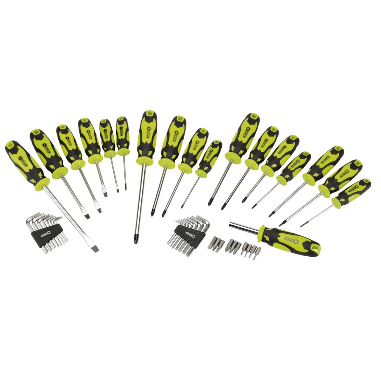 DRAPER 44PC SCREW DRIVER + STAND GREEN - Image 2