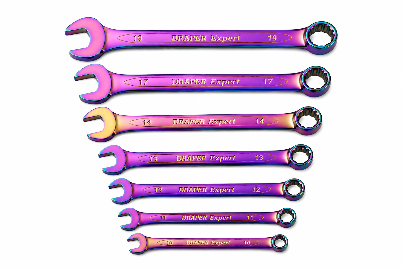 DRAPER 7PC RAINBOW SPANNER SET - Image 2