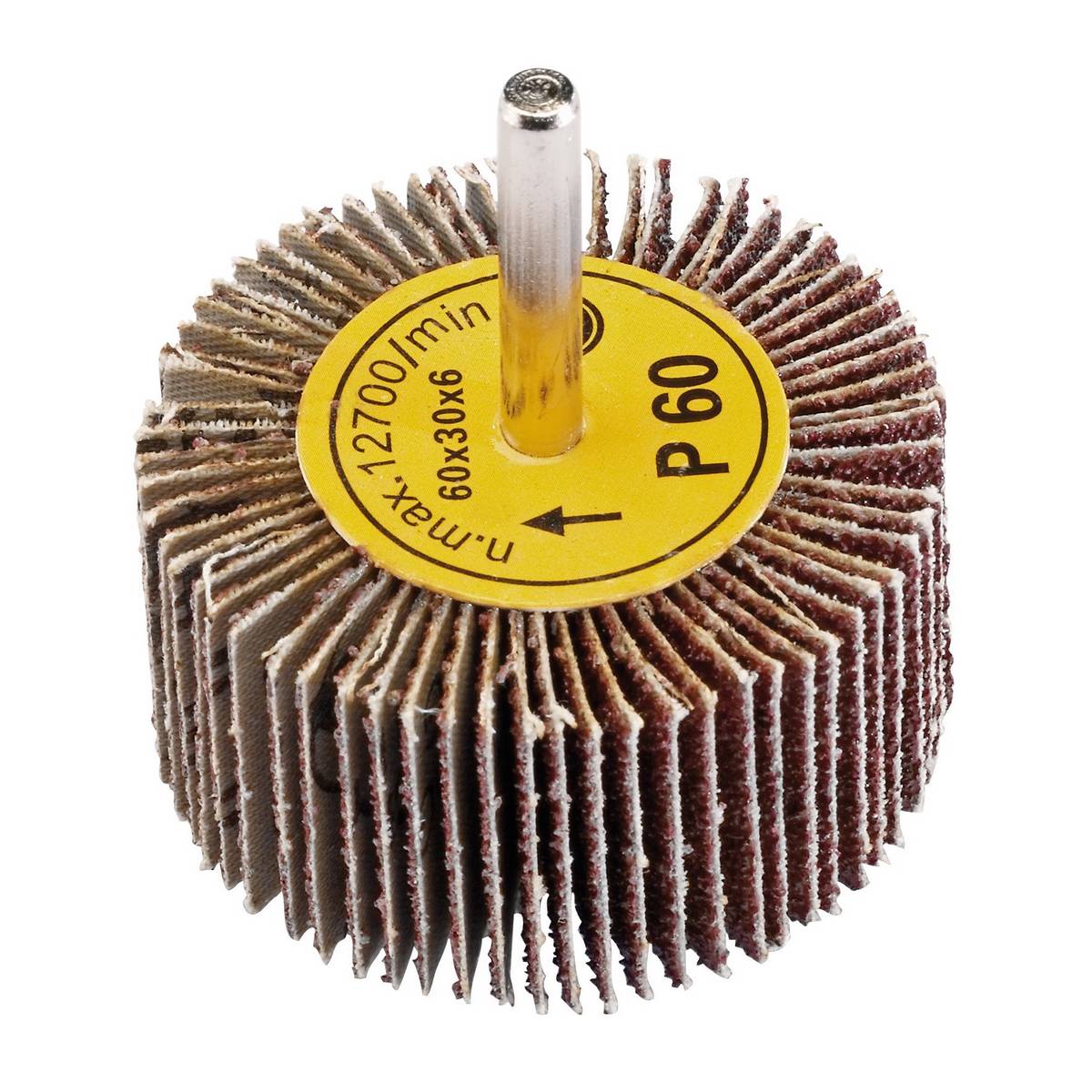 DRAPER ABRASIVE FLAP WHEEL, 60 X 30MM, 60 GRIT