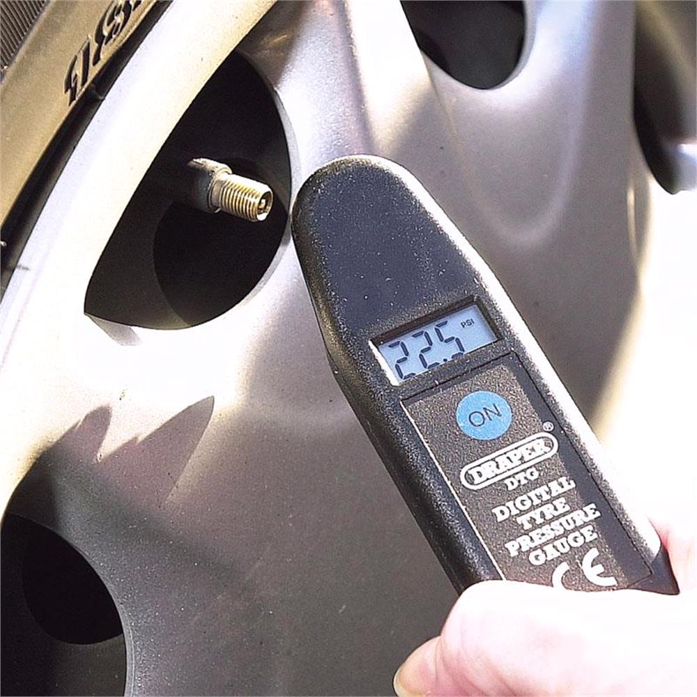 DRAPER DIGITAL TYRE PRESSURE GAUGE - Image 2
