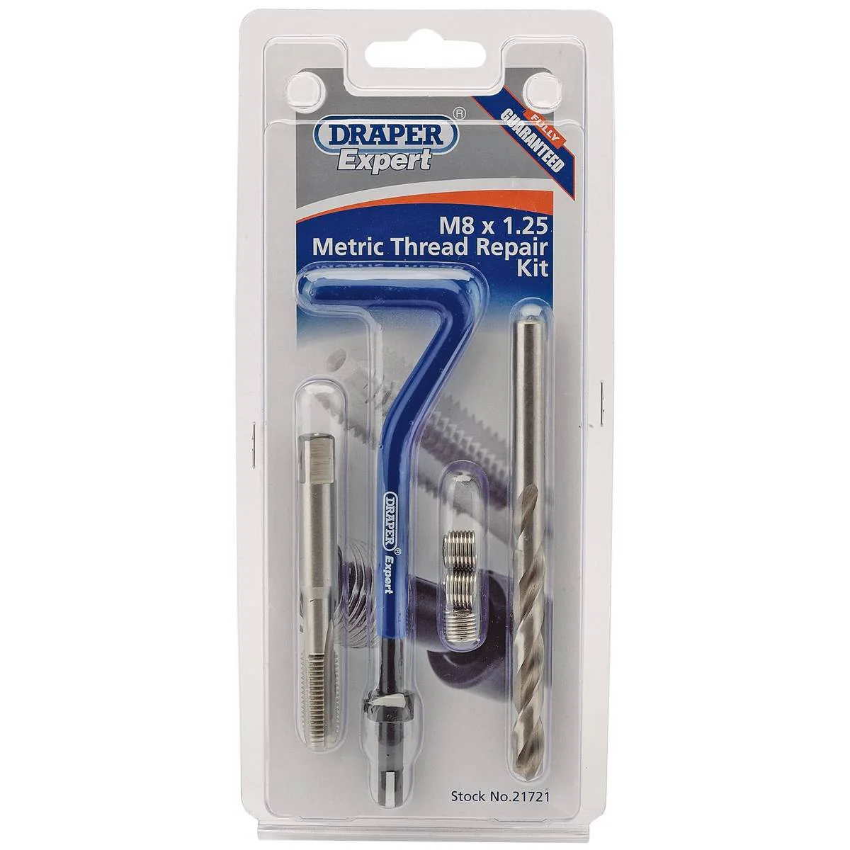 DRAPER METRIC THREAD REPAIR KIT, M8 X 1.25