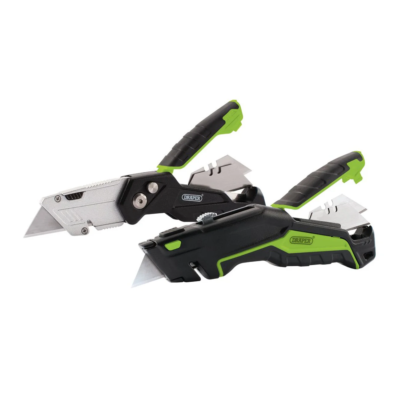 DRAPER RETRACT.& FOLDING KNIFE SET BK - Image 2