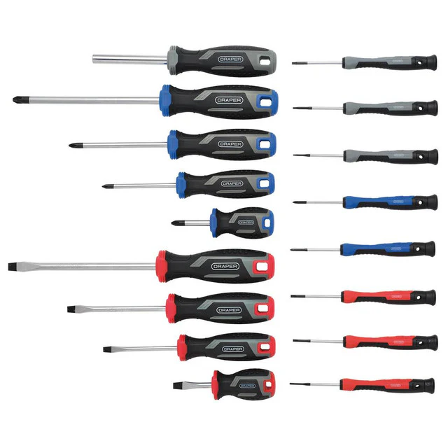 DRAPER SCREWDRIVER SET WITH WALL MOUNTABLE RACK - Image 2