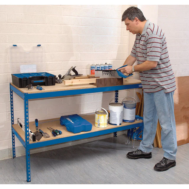 DRAPER STEEL WORKBENCH, 1800 X 600 X 900MM - Image 2
