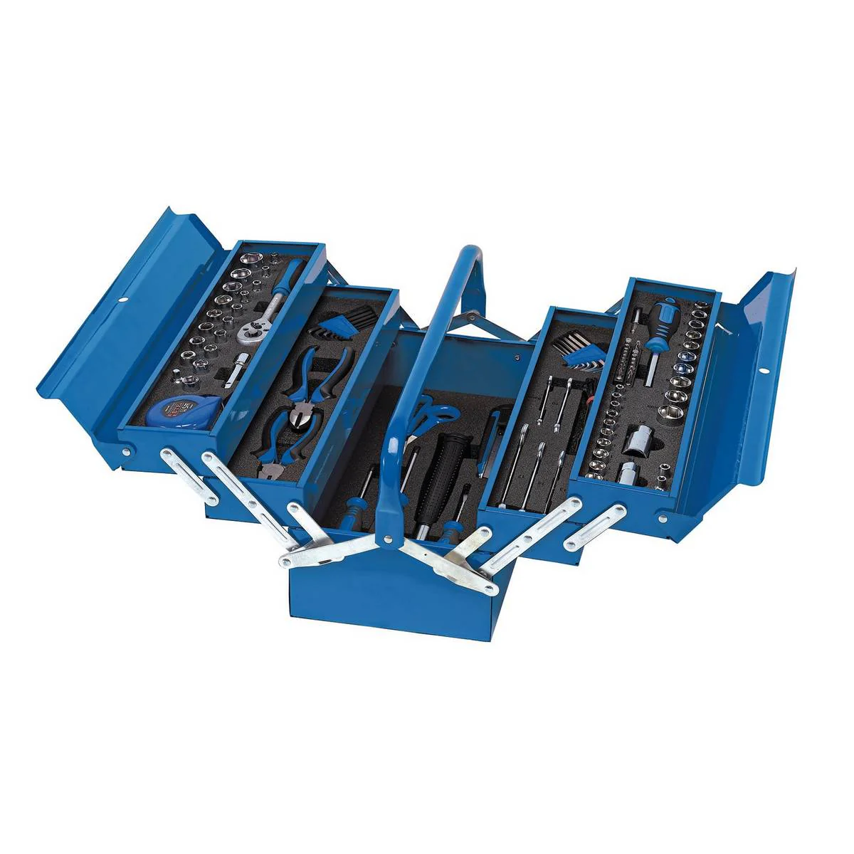 DRAPER TOOL KIT IN STEEL CANTILEVER TOOLBOX (126 PIECE) - Image 2