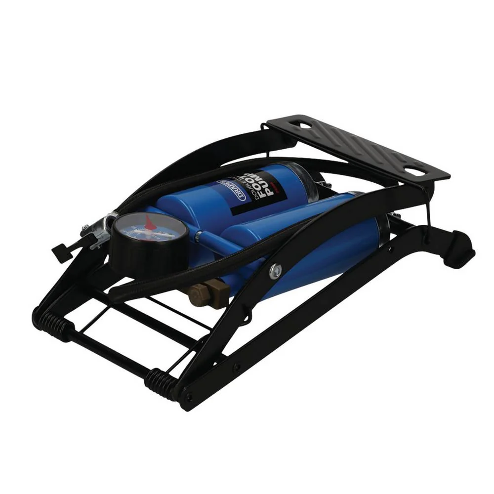 DRAPER TWIN CYLINDER FOOT PUMP&GAUGE
