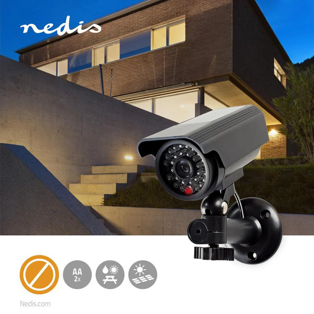 DUMMY BULLET CCTV CAMERA IP44 BK
