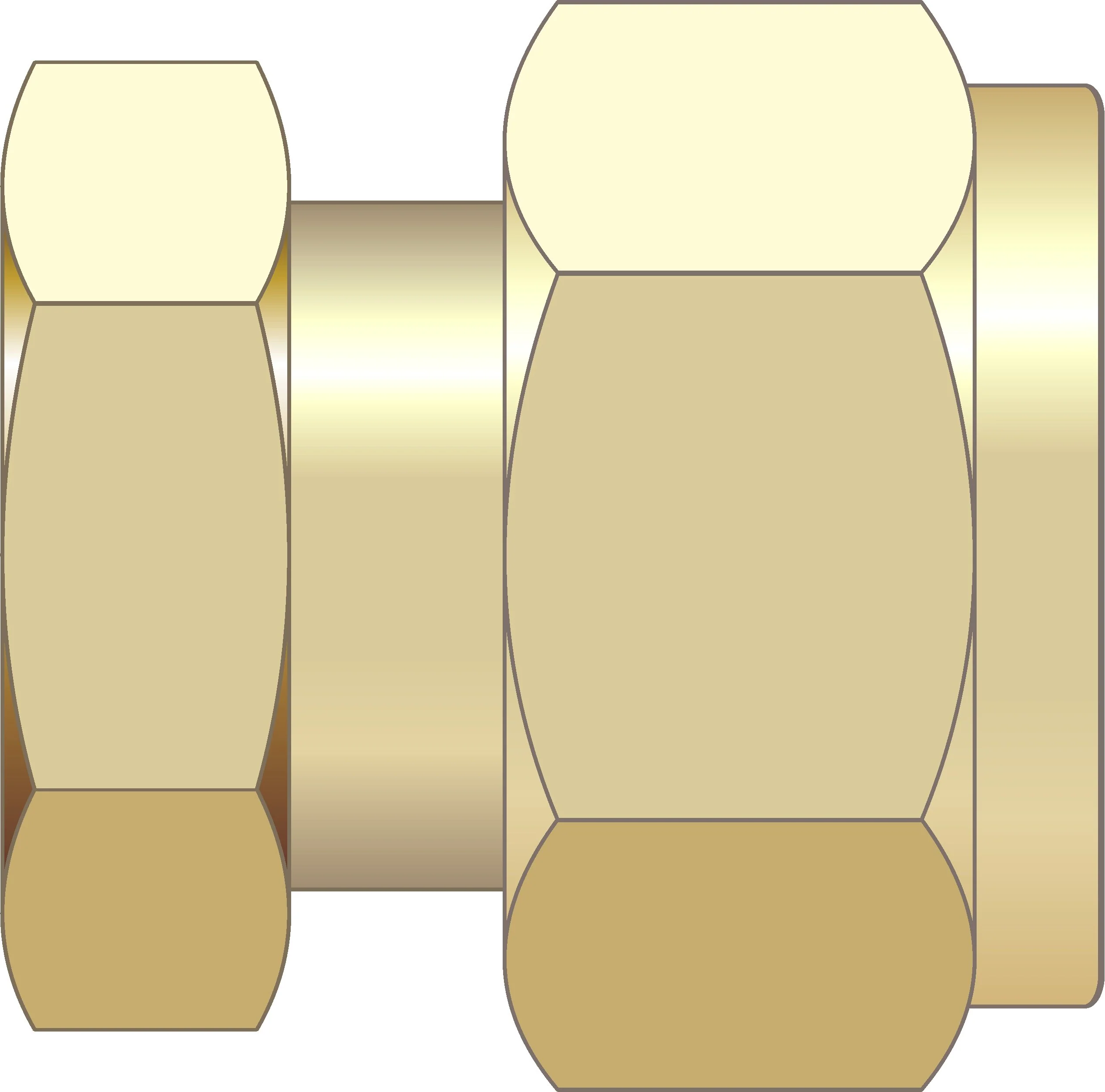 Easy Plumb 1/2" Brass Compression Stop End