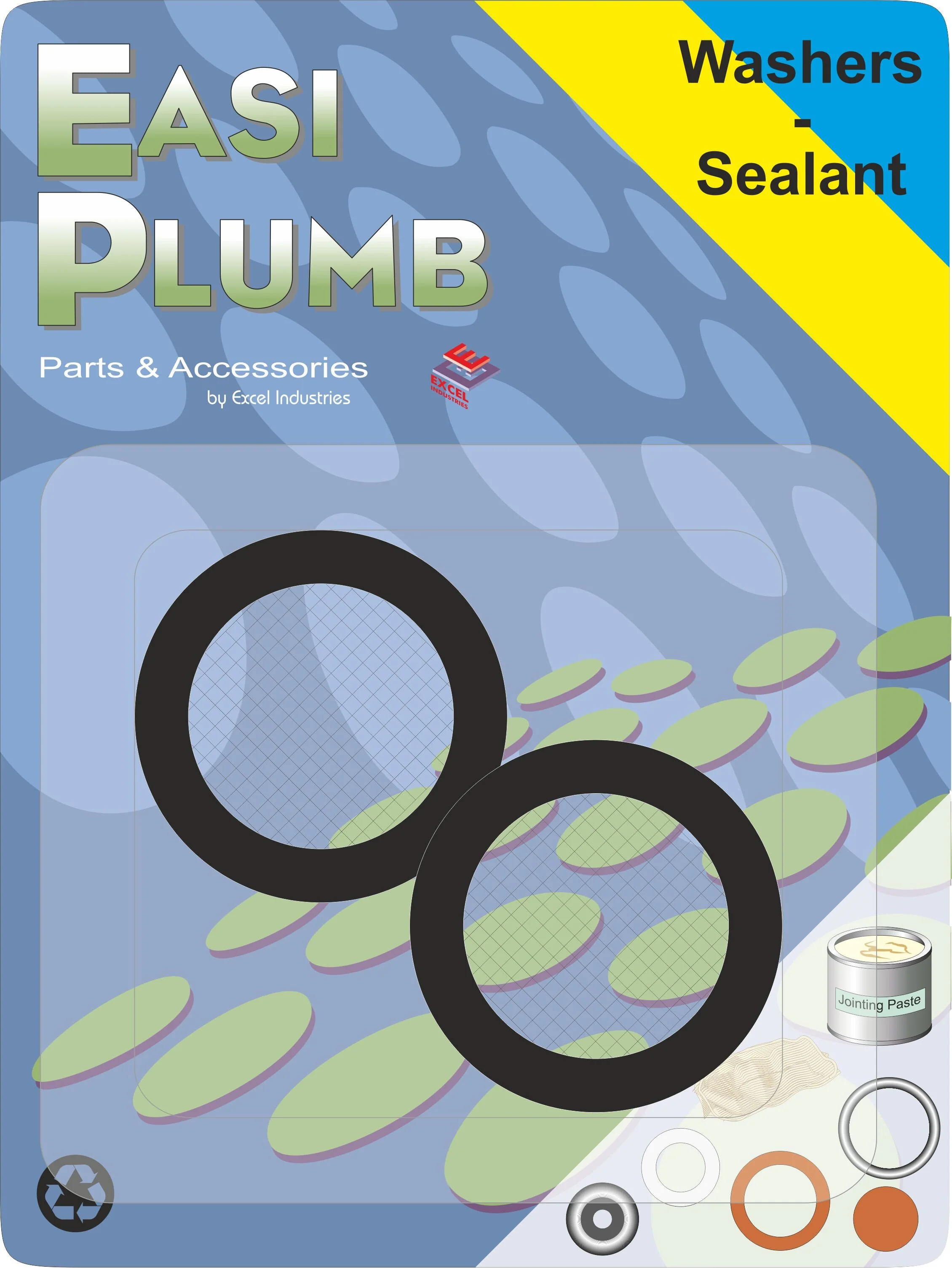 EASY PLUMB 3/4" SCREENED APPLIANCE HOSE WASHERS 2PK