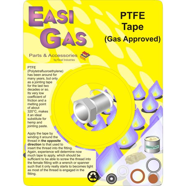 Easy Plumb Roll of PTFE Tape for Gas