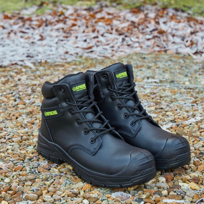 EDMONTON LEATHER SAFETY BOOT S7L BLACK - Image 3