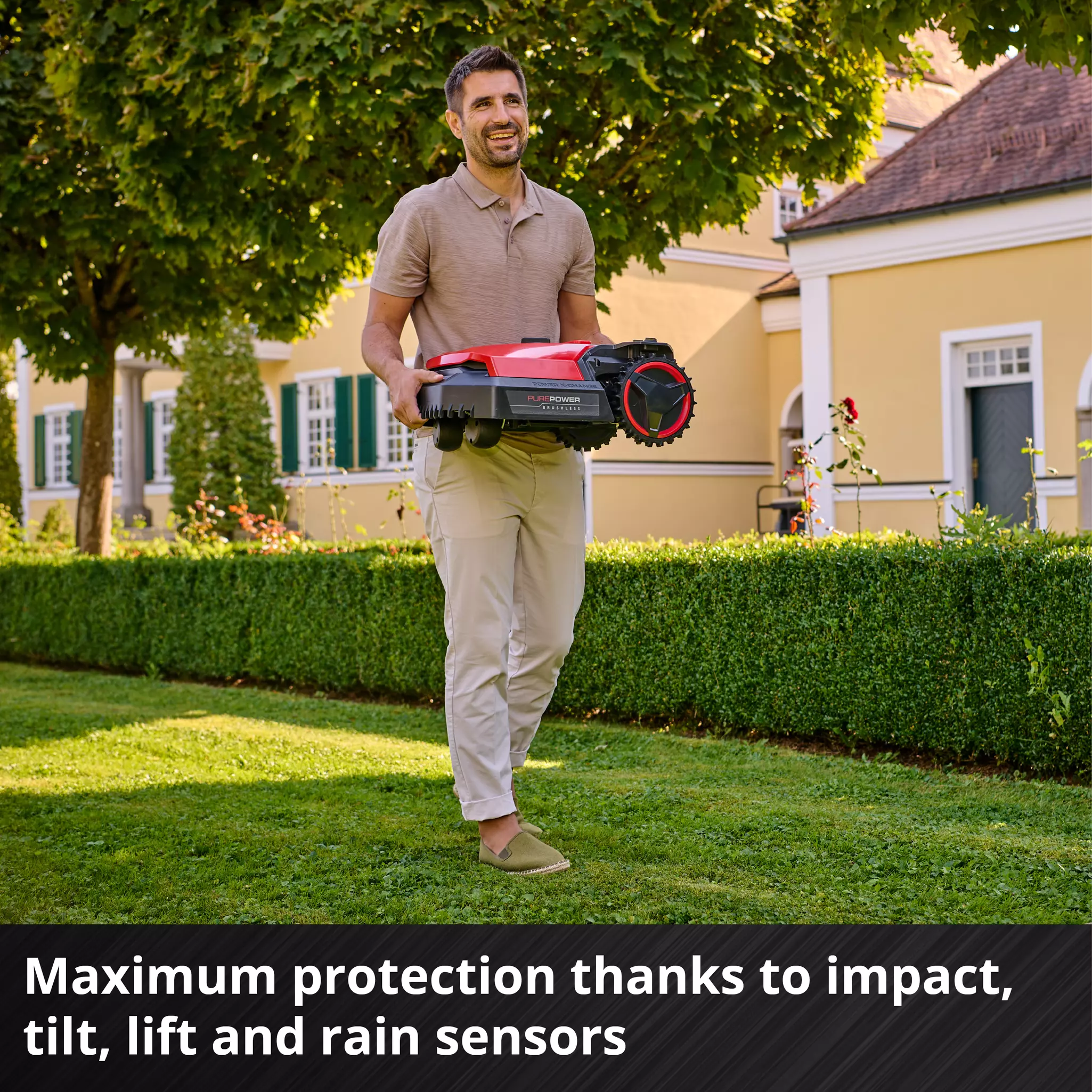 EINHELL 18V 2.5AH LI-ION POWER X-CHANGE BRUSHLESS CORDLESS 18CM FREELEXO 500 ROBOTIC LAWN MOWER - Image 7