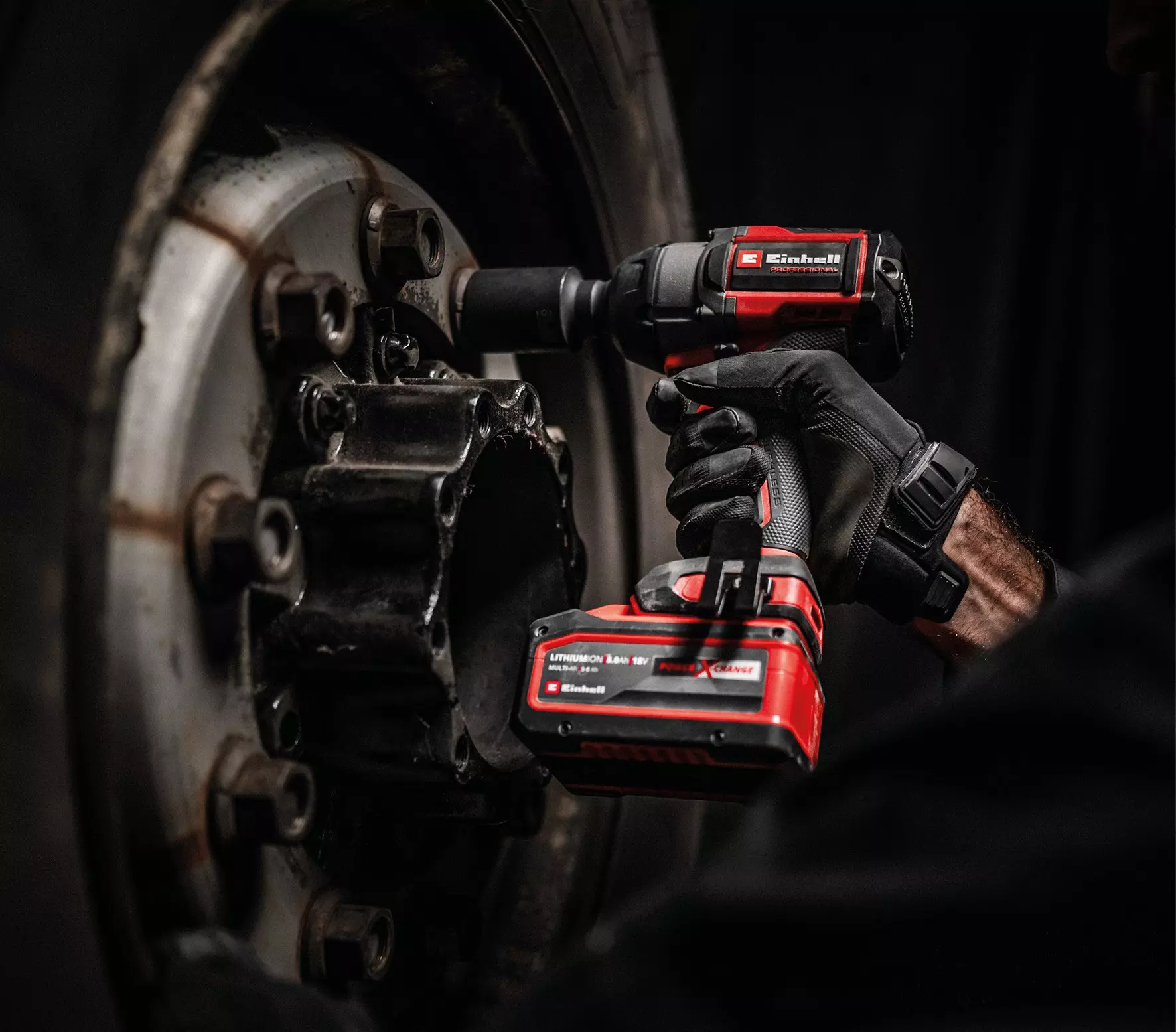 EINHELL PXC 18V 750NM PROFESSIONAL BRUSHLESS 3 SPEED COMPACT IMPACT WRENCH - BARE - Image 3