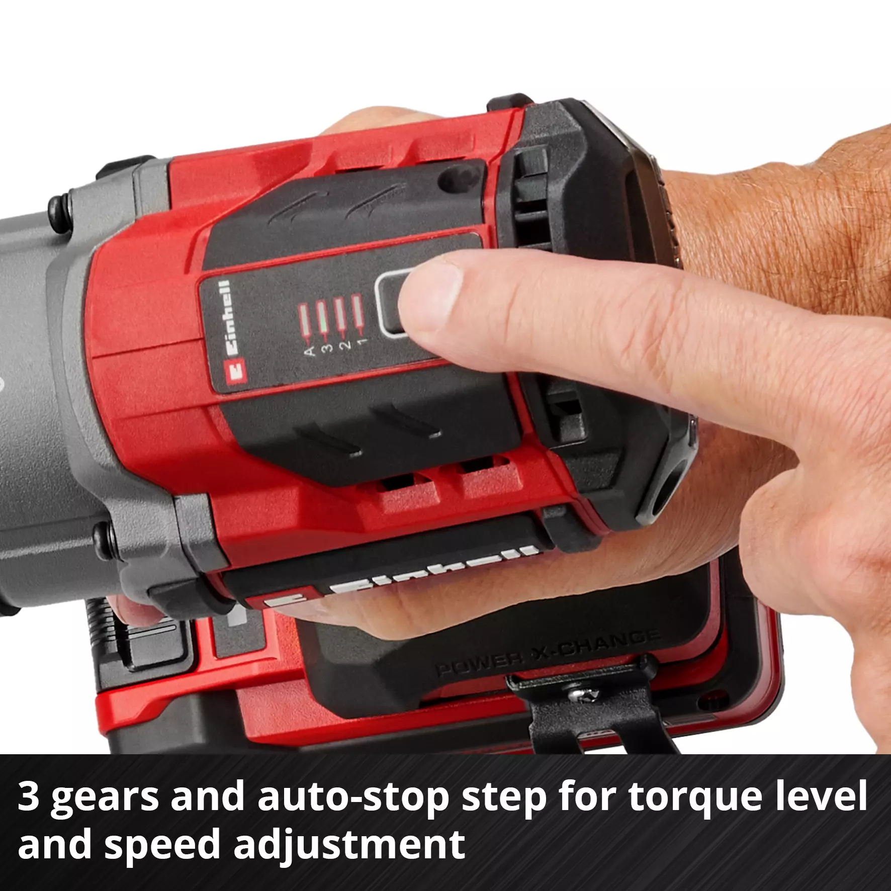EINHELL PXC 18V 750NM PROFESSIONAL BRUSHLESS 3 SPEED COMPACT IMPACT WRENCH - BARE - Image 5